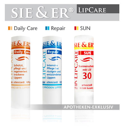 SIE & ER® LipCare - Die Premium-Lippenpflege-Serie